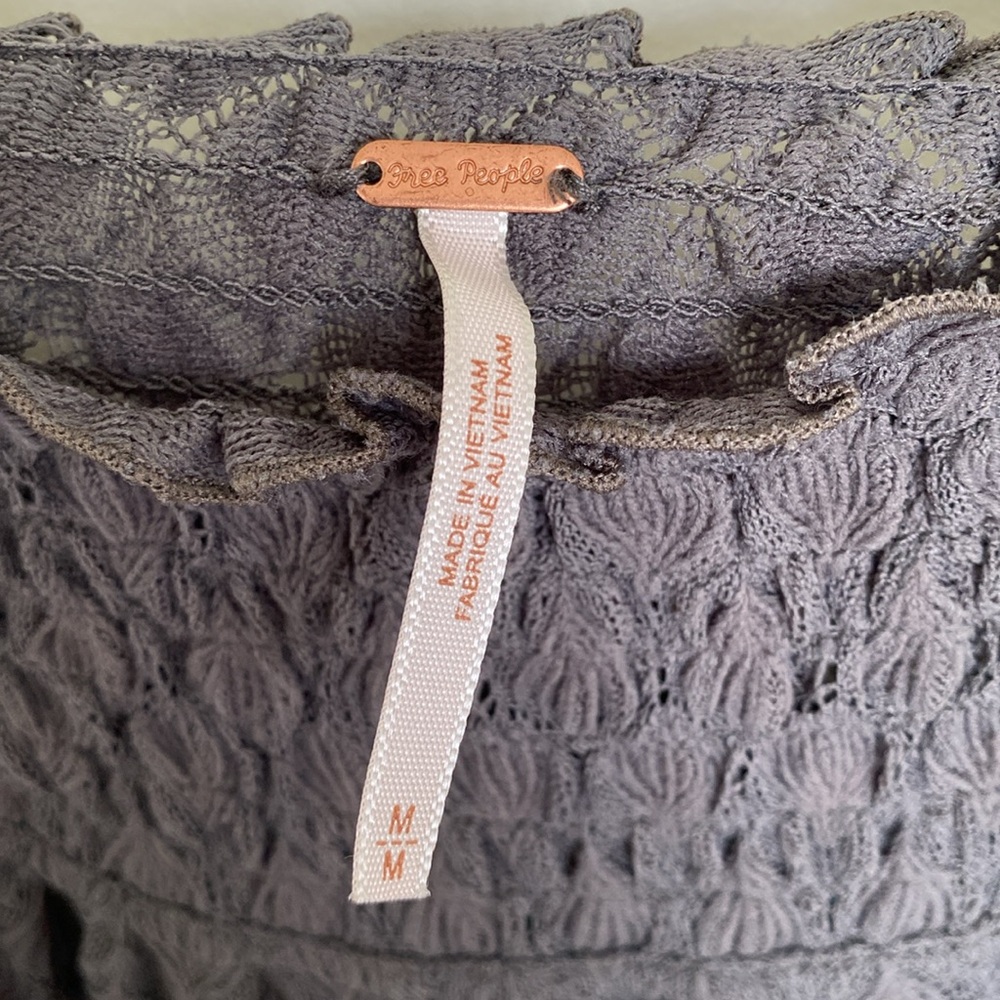 Free People Crochet Flare Pants - Picture 2 of 10